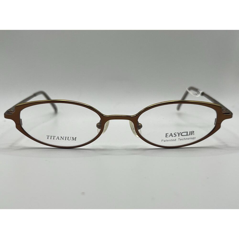 EASYCLIP 157 ORANGE EYEGLASSES SUNGLASSES FRAMES 49-16-135